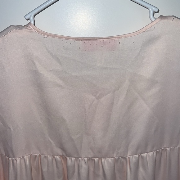 Oscar de la Renta Pink Label Light Peach Pink Robe - Picture 7 of 10